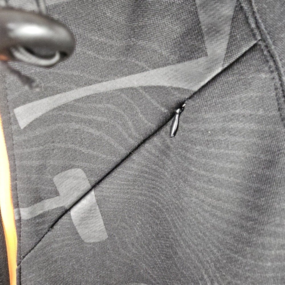 509 Tech Full Zip Jacket Men's Large Pockets Orange Black Thumbholes - Picture 7 of 16